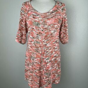 Dressbarn V Neck Sweater Top Size XL EUC